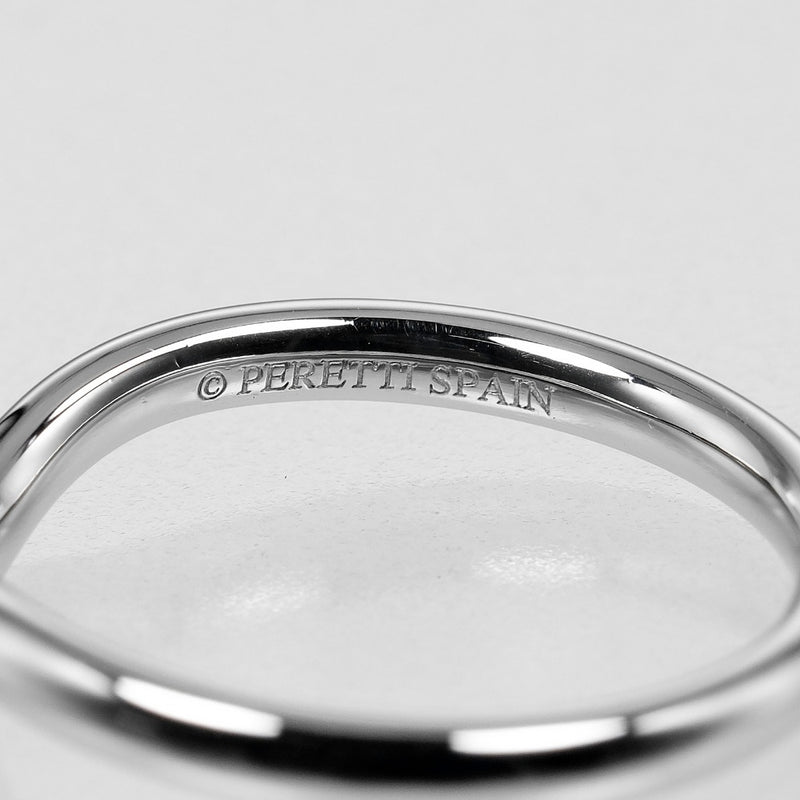 付属品あり Tiffany＆Co. カーブド リング 約8号 ヴィンテージ TIFFANY&Co.】ティファニー カーブドバンド リング・指輪 8号
