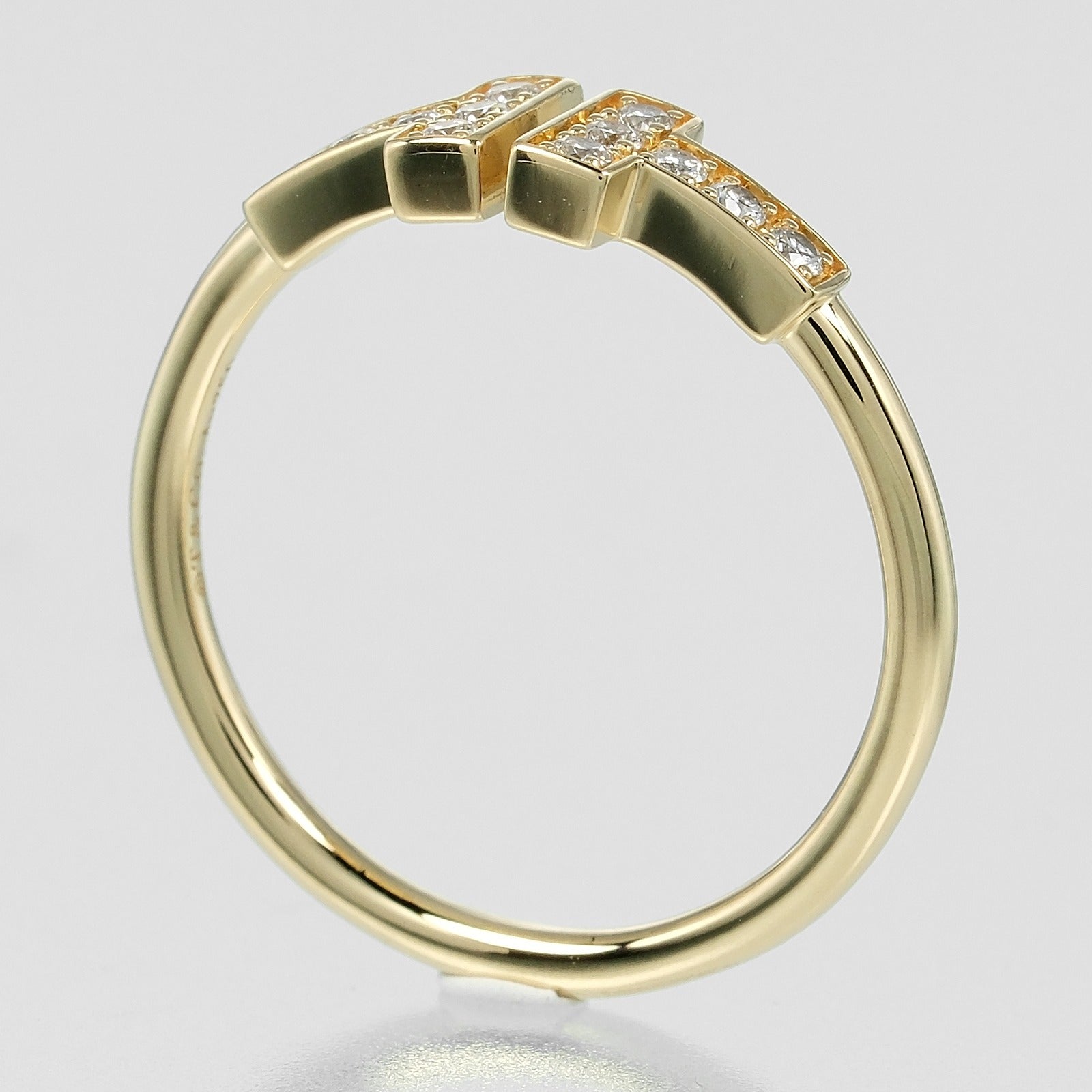 TIFFANY&Co.】ティファニー Tワイヤー リング・指輪 13.5号