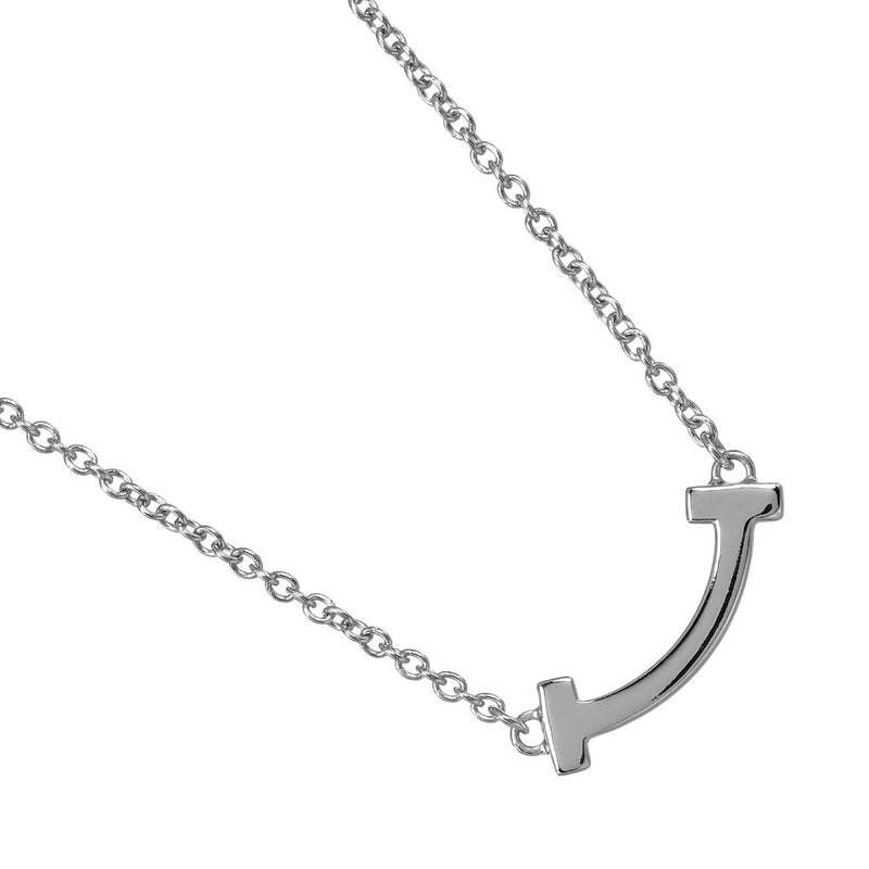 【TIFFANY&Co.】ティファニー Tスマイル ミニ ネックレス
