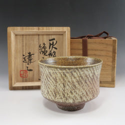 人間国宝 島岡達三 作 灰被象嵌縄文茶碗 骨董品 – NISHIKINO VINTAGE KYOTO