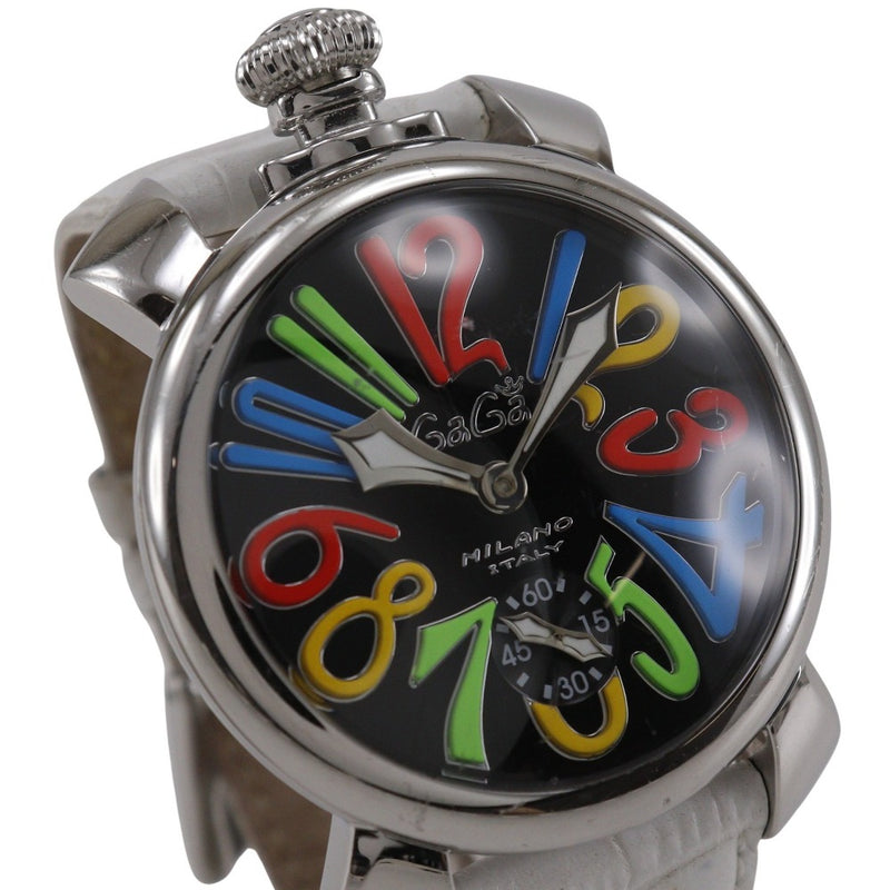 [Gaga Milano] Montre Gaga Milano Manuelle 48 
 Remontage manuel