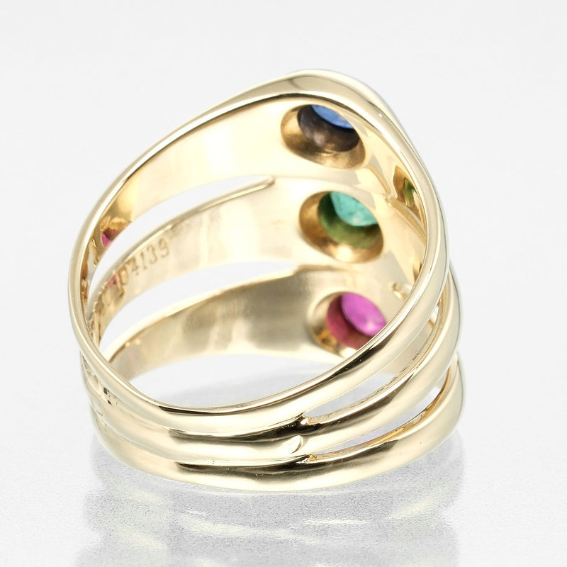 Chaumet】ショーメ ヴィンテージ マルチストーン リング・指輪 10.5号