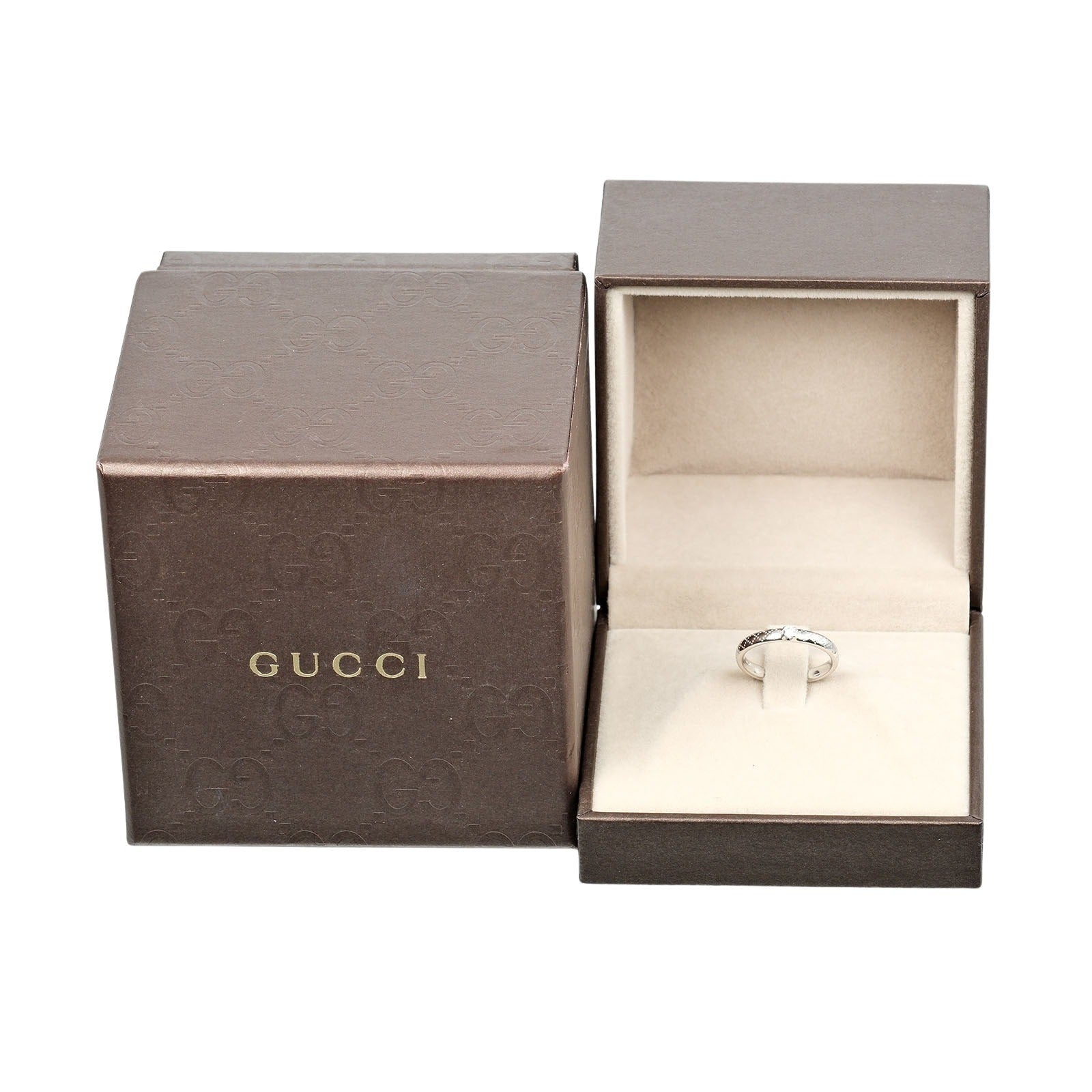 GUCCI】グッチ ディアマンティッシマ リング・指輪 7号 – NISHIKINO