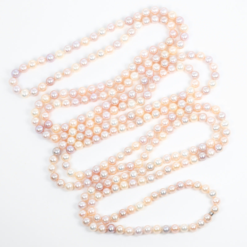 TIFFANY&Co.】ティファニー 200cm パール約7.0mm ネックレス