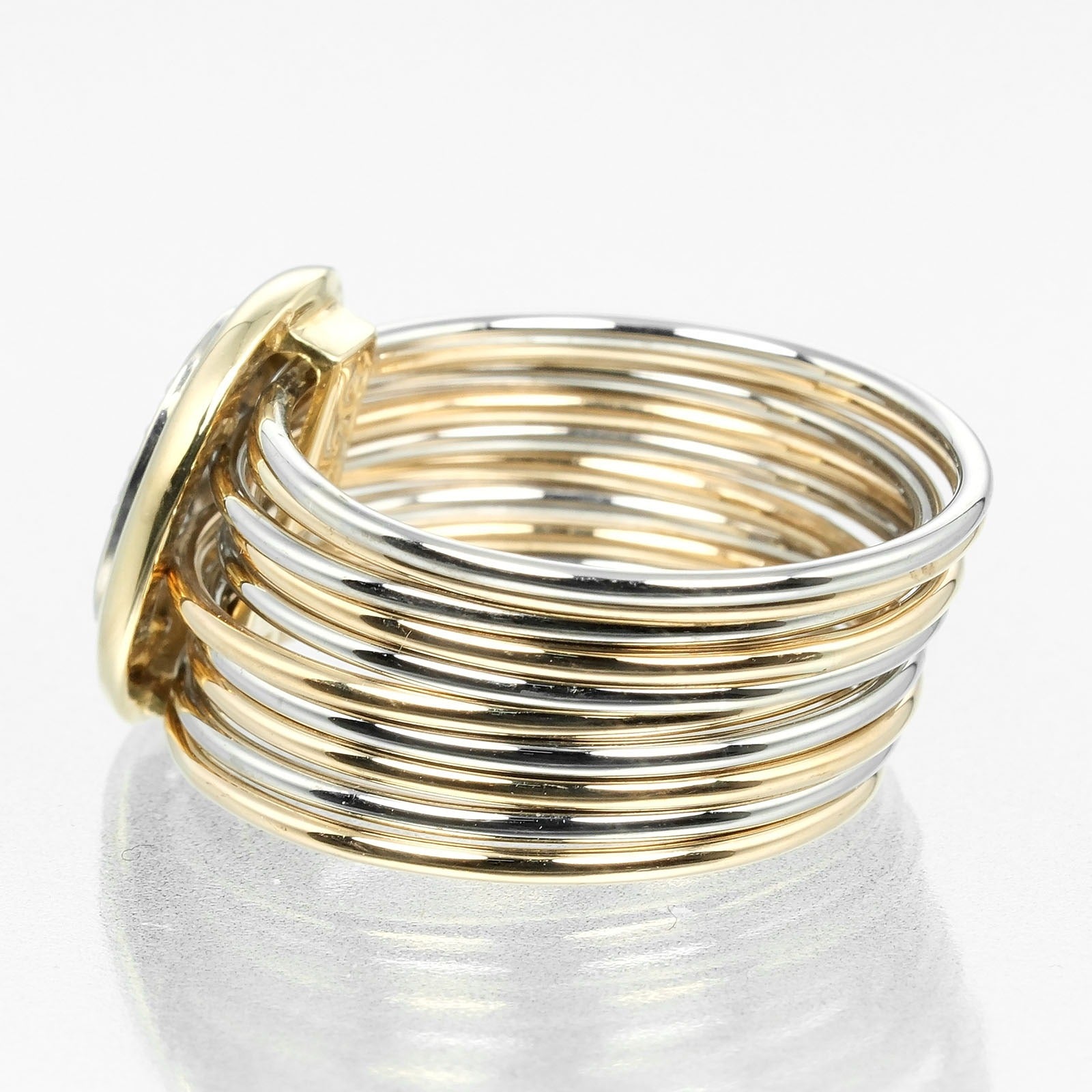 Damiani】ダミアーニ 10連リンク ヴィンテージ リング・指輪 14号