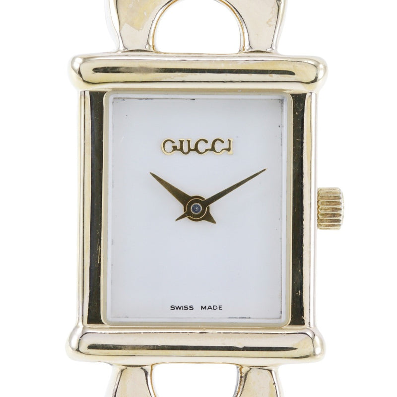 [GUCCI] Gucci 
 watch 
 1800L Gold plating x Charizard Quartz Analog Ladies A-Rank