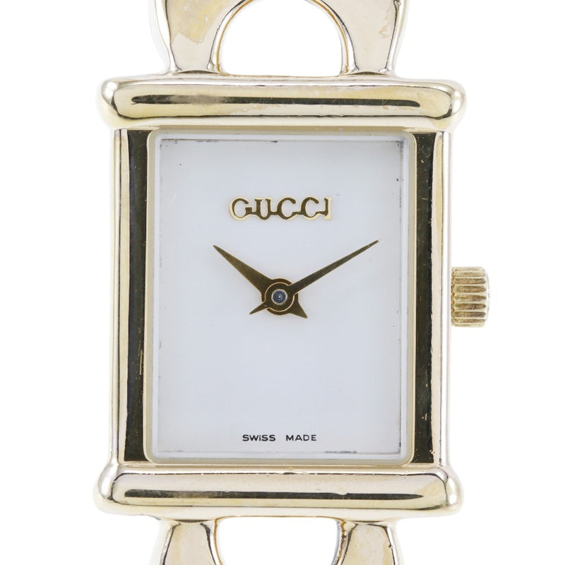 [Gucci] Gucci Watch 1800L Gold plaqué x Quartz chargé des dames analogiques A-Rank