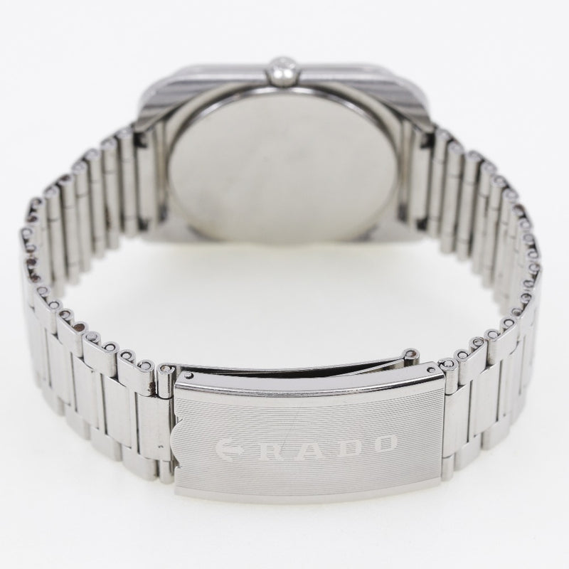 [rado] rado 
 优雅手表 
 CAL.503不锈钢手卷 - 银色表盘优雅男士