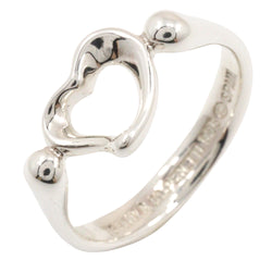 [Tiffany & co.] Tiffany 
 Corazón abierto No. 9.5 Anillo / anillo 
 Silver 925 aproximadamente 2.5 g de corazón abierto damas A-rank