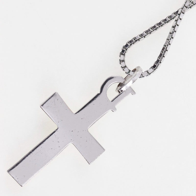 [Dior] Christian Dior 
 D cross necklace 
 Metal about 7.3g D CROSS Ladies