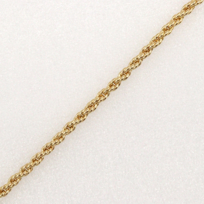[Dior] Christian Dior 
 Collar del logotipo de CD 
 Gold chapado en oro alrededor de 5.3g CD logotipo de damas A-rank