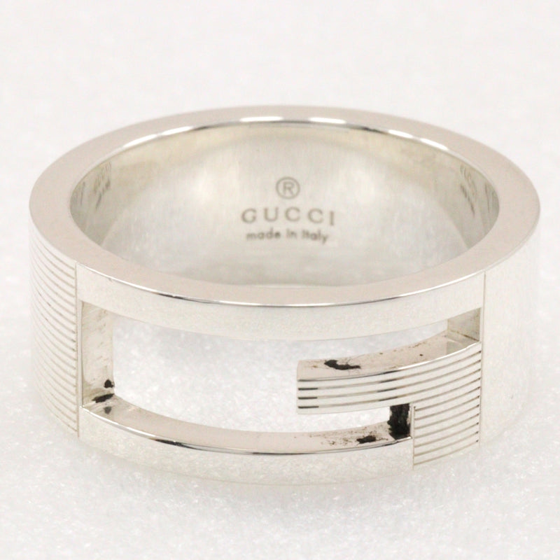 [Gucci] Gucci 
 品牌G 14.5戒指 /戒指 
 银925大约7.9克品牌G中心