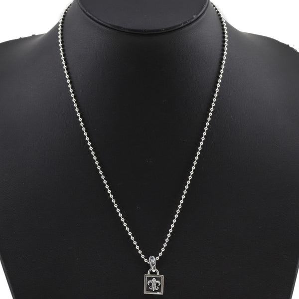 [Chrome Hearts] Chrome Hearts Frame de Bs Collier Flare Silver 925 x Diamond environ 11,4 g Bs Flare Unisexe