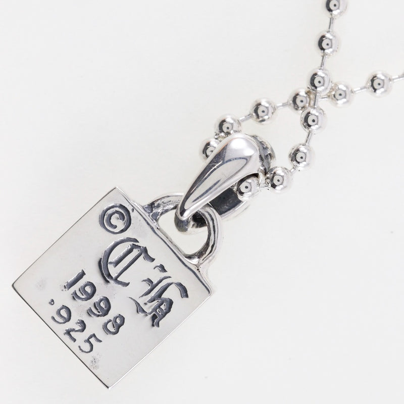 [Chrome Hearts] Chrome Hearts Frame de Bs Collier Flare Silver 925 x Diamond environ 11,4 g Bs Flare Unisexe