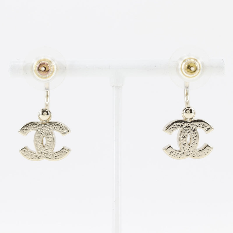 [Chanel] Chanel 
 Pendientes de cocomar 
 Revestimiento de oro alrededor de 5.4 g Coco Mark Ladies A-Rank