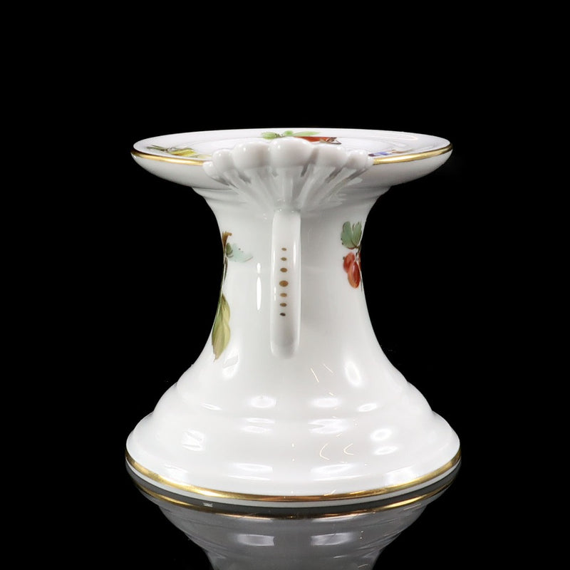 マイセン　葡萄葉キャンドルホルダー Meissen】マイセン 花と果物 キャンドルホルダー ( キャンドルスタンド