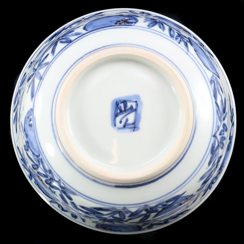 伊志良光 作 染付 兎柘榴文鉢 食器 – NISHIKINO VINTAGE KYOTO
