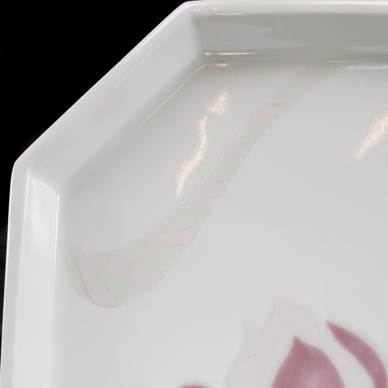 【kyoyaki】京焼 島田文雄 作 彩磁木蓮文八角皿 陶磁器 _ 食器 kyoyaki】京焼 島田文雄 作 彩磁木蓮文八角皿 食器 – NISHIKINO
