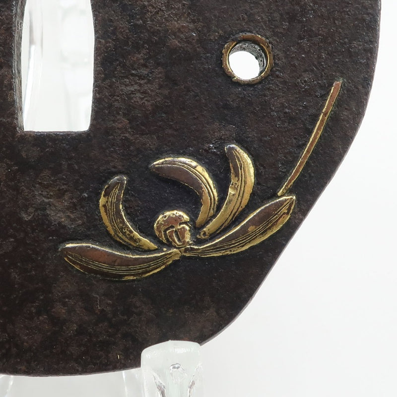 時代刀装具 鉄製 金象嵌 彼岸花文 鍔 骨董品 – NISHIKINO VINTAGE KYOTO