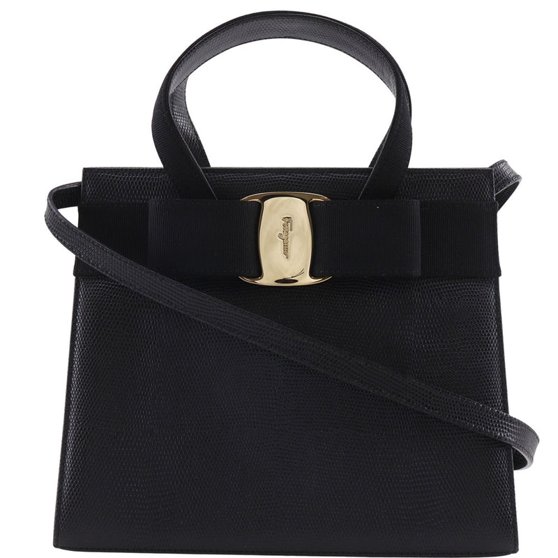 [Salvatore Ferragamo]Sac à main en ruban Salvatore Ferragamo Vara
 A21-4178