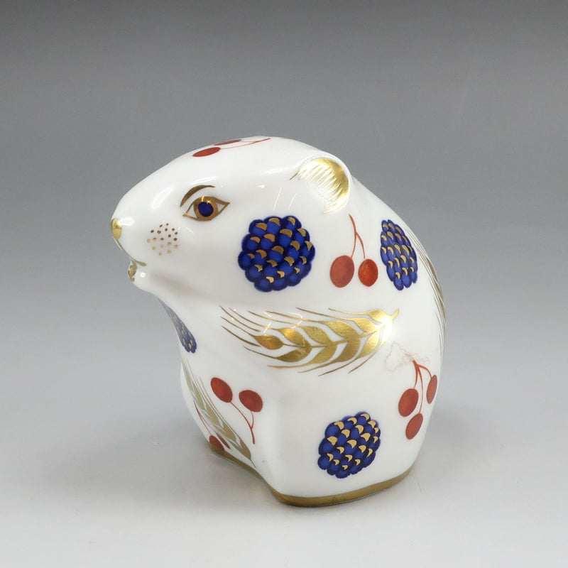 Royal Crown Derby】ロイヤルクラウンダービー 豚 鼠 置物 2点 置物
