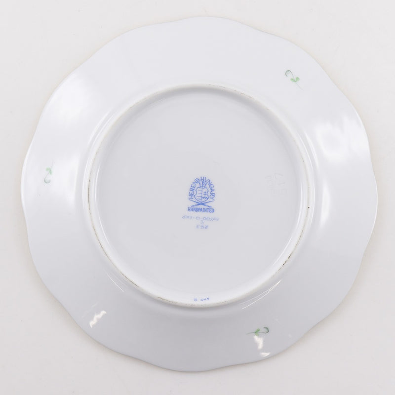 HEREND】ヘレンド アポニーグリーン プレート 6客 直径：19.2cm 食器