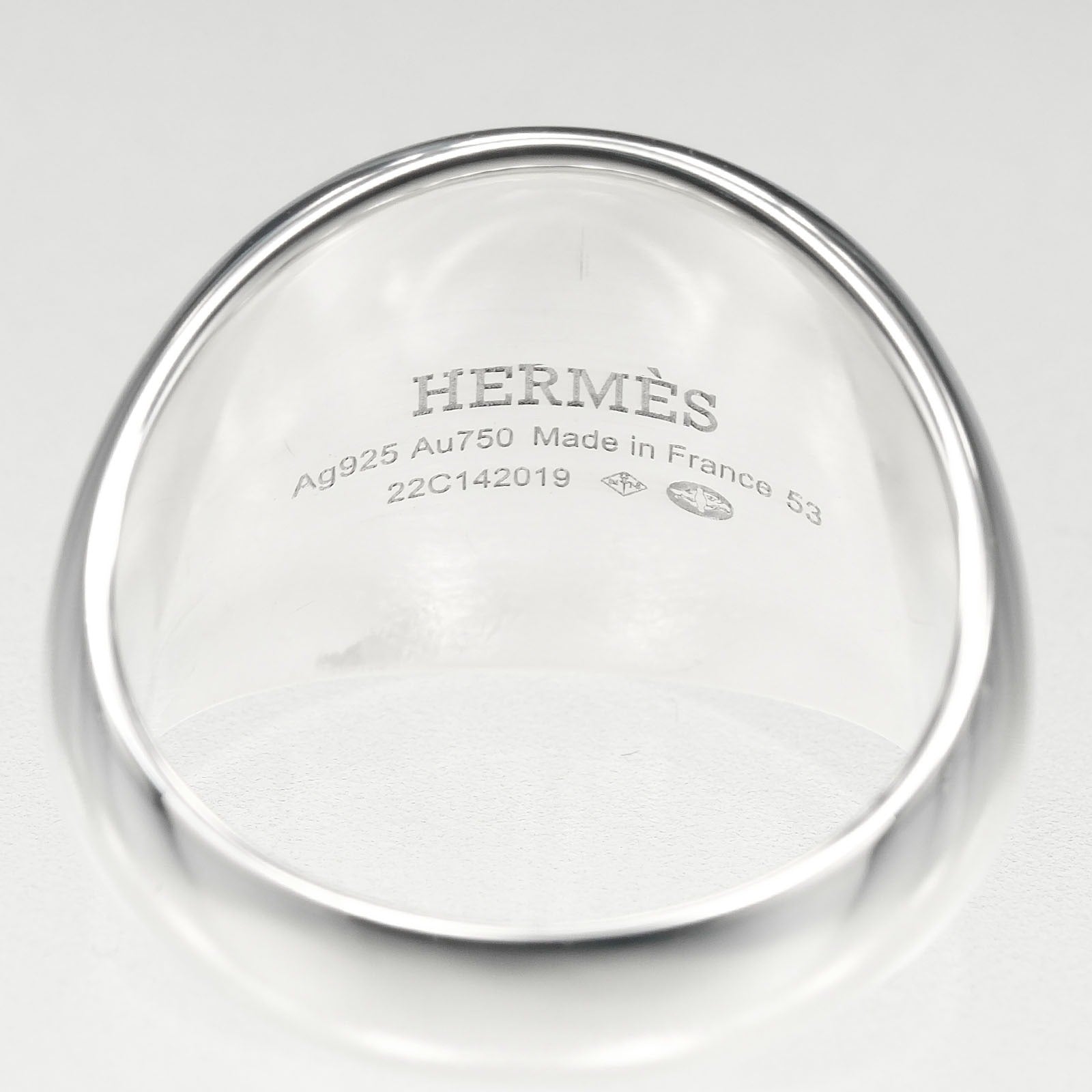 HERMES】エルメス エクスリブリス シュヴァリエ リング・指輪 12.5号
