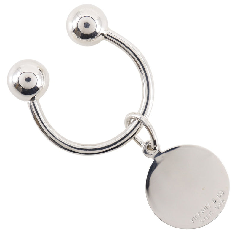 [TIFFANY&Co.] Porte-clés avec étiquette ronde Tiffany
