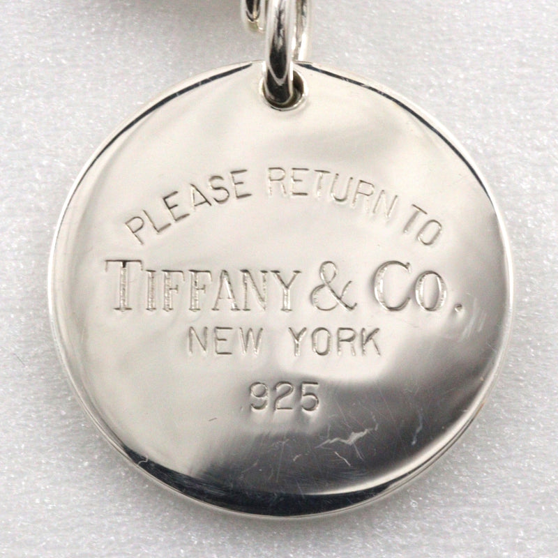 【TIFFANY&Co.】ティファニー
 リターントゥティファニー ブレスレット
 ラウンドタグ シルバー925 約36.5g Return to TIFFANY & Co. レディース