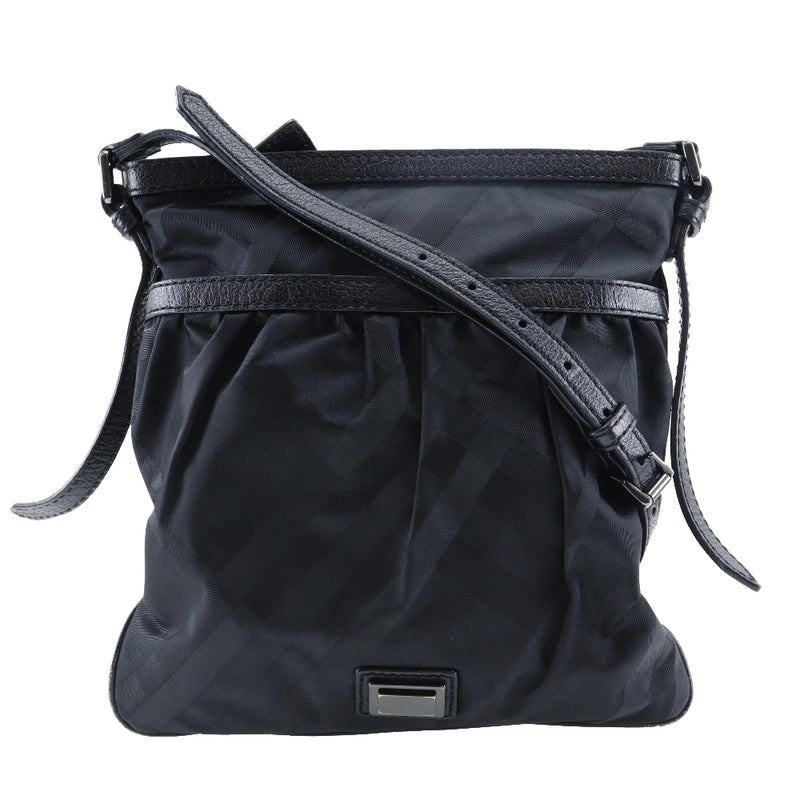 [Burberry] Burberry 
 Bolsa de hombro 
 Novacheck Nylon Canvas Black Diagonal Hombro A5 Sphusing Unisex