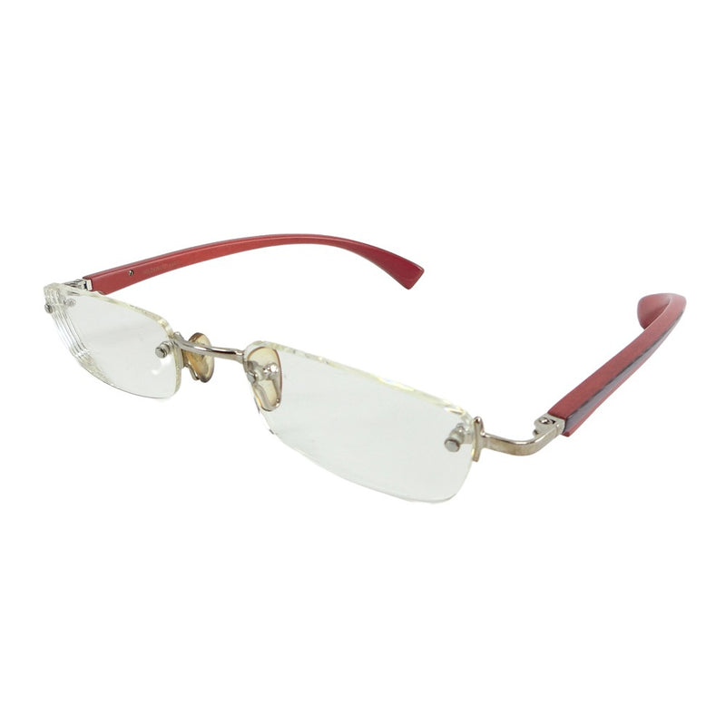 [Gold & Wood] Gold andwood 
 Glasses frame * Glasses with degrees 
 S46.16.2317 Wood Red Glasses Frame * Prescription Men A-Rank