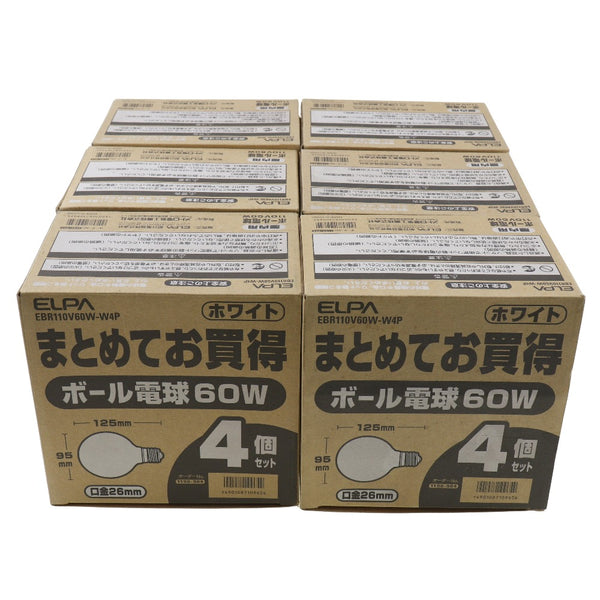 [ELPA] Elpa [24 pièces] Ampoules boule Blanc Autres électroménagers 
 EBR110V60W-W4P
