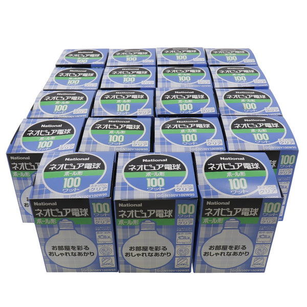 [Nacional] Nacional [Juego de 19] Bombilla Neopure Transparente Otros electrodomésticos 
 GC-N100V60W95