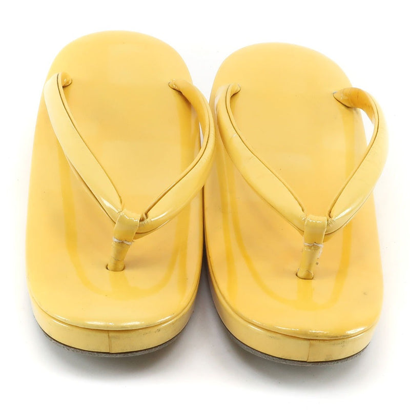 Global sandals 
 Kimono accessories enamel 23.5cm Yellow Footwear ZORI Ladies