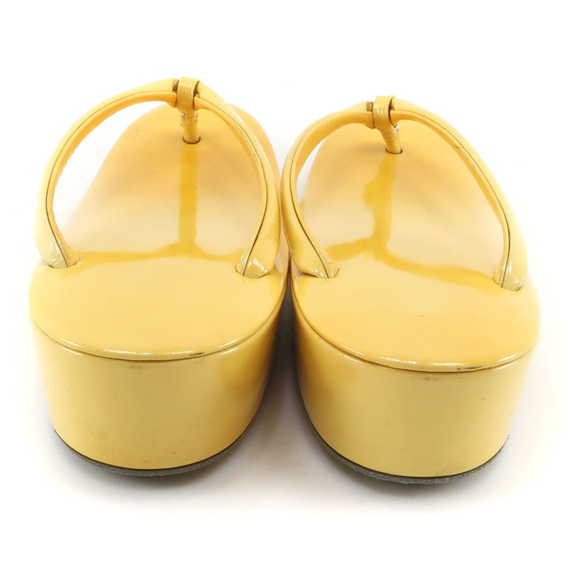 Sandalias globales 
 Kimono accesorios esmalte 23.5cm calzado amarillo zori damas