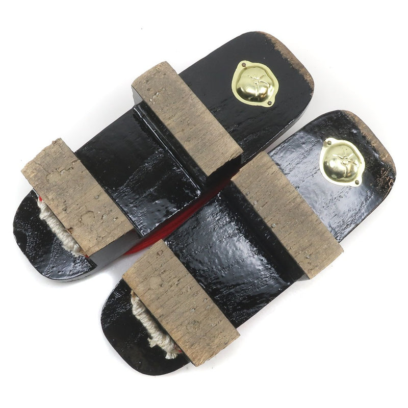 Calzado Sandalias 
 Accesorios de kimono de madera 23 cm calzado negro geta damas b-rank