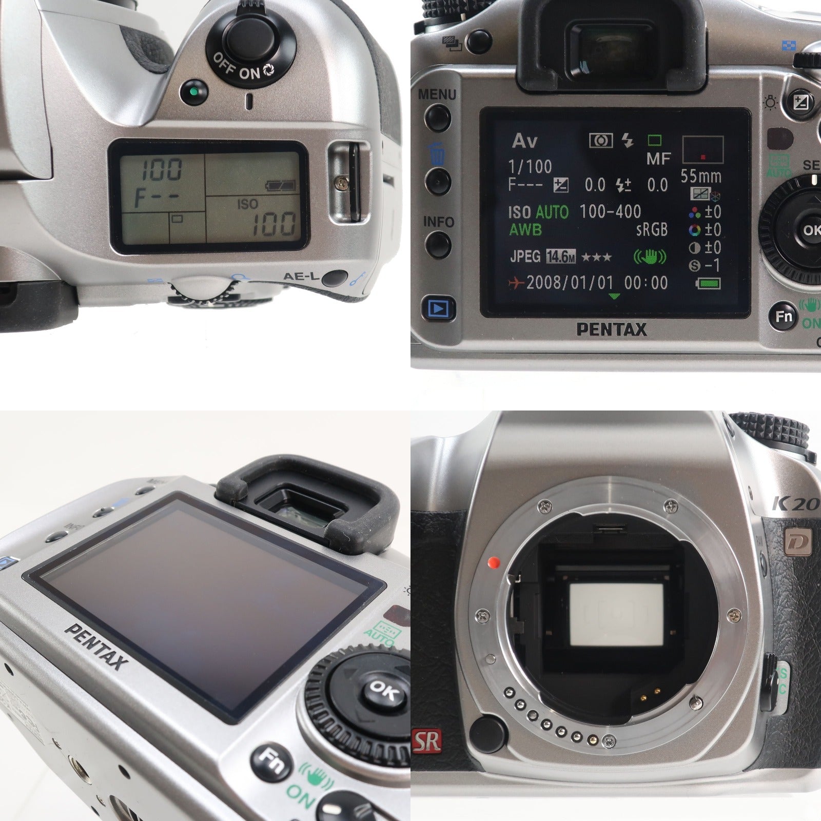 ☆ペンタックスPENTAX K20D ボディ チタンカラーSR Amazon | PENTAX
