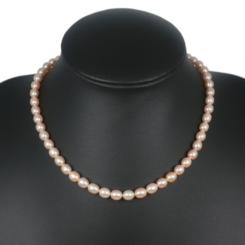collar de perlas 
Pearl X de 6.0 a 6.3 mm de plata aproximadamente 24.3g Pearl Ladies A-Rank
