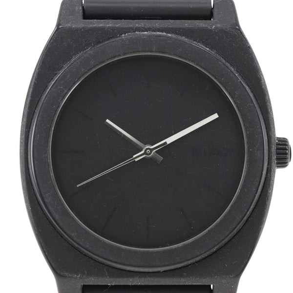 【NIXON】ニクソン
 MINIMAL 腕時計
 THE TIME TELLER P A119524 ポリカーボネート×ラバー クオーツ アナログ表示 黒文字盤 MINIMAL ユニセックスA-ランク