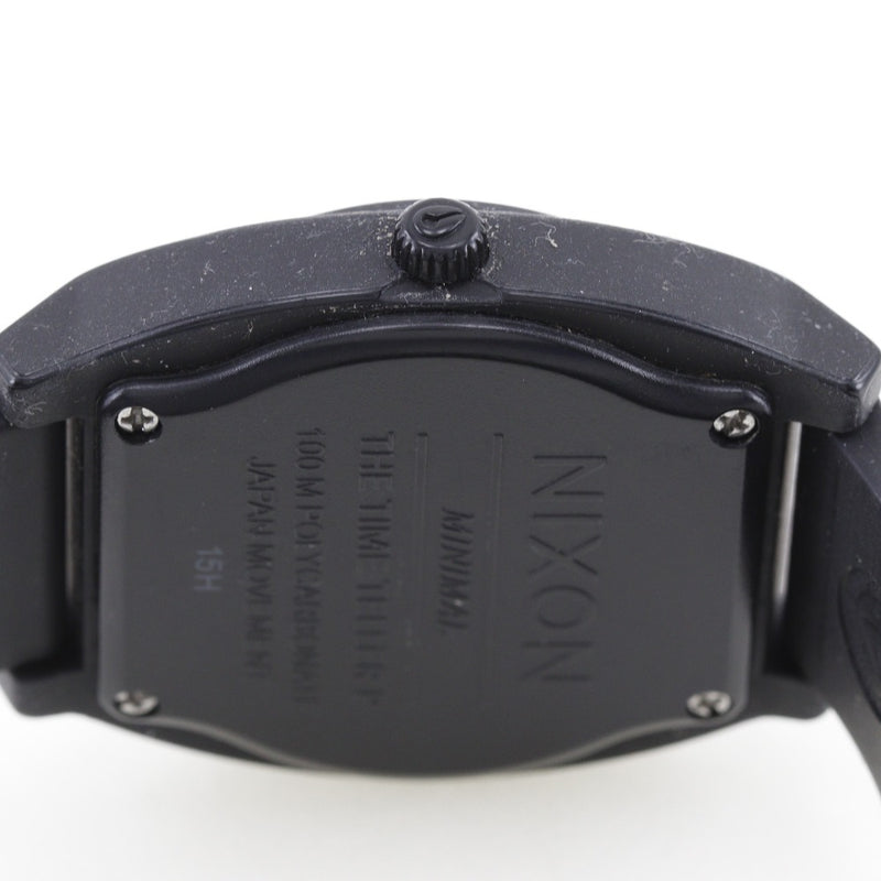 [尼克松]尼克松 
 最小的手表 
 Time Teller P A119524聚碳酸酯X橡胶石英模拟负载黑色拨号中心A级