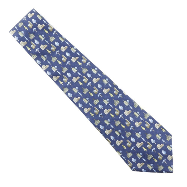 [Salvatore Ferragamo] Salvatore Ferragamo 
 Tie 
 Silk Blue Men's Rank A