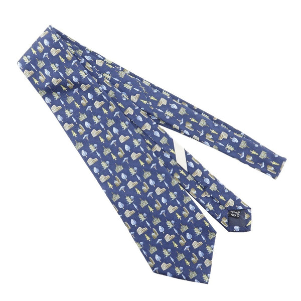 [Salvatore Ferragamo] Salvatore Ferragamo 
 Tie 
 Silk Blue Men's Rank A