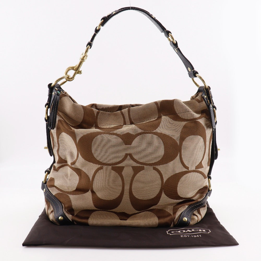 コーチ ショルダーバッグ 肩掛け シグネチャー 10620 COACH COACH] Coach Signature Shoulder Bag 10620 – NISHIKINO VINTAGE KYOTO