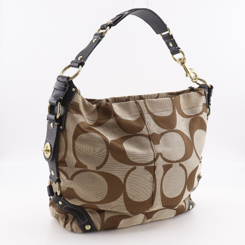 COACH ワンショルダー シグネチャー ターンロック ブラウン 10620 COACH】コーチ シグネチャー ショルダーバッグ 10620 – NISHIKINO