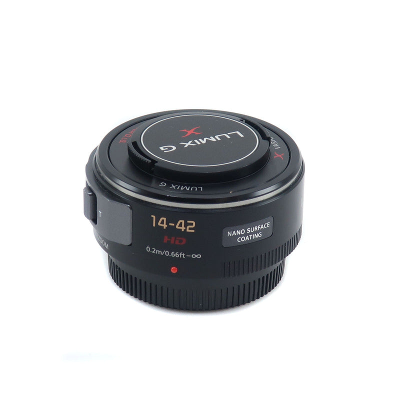 【Panasonic】パナソニック Lumix G X VARIO 14-42mm F3.5-5.6 ASPH. POWER O.I.S 交換レンズ
 H-PS14042