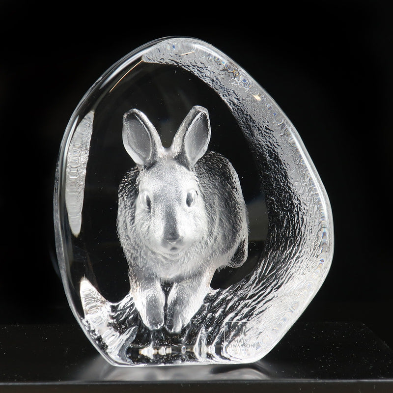 [MATS JONASSON] Mats Jonasan 
 Zodiac rabbit object 
 34007 Crystal Zodiac Rabbit_a+Rank