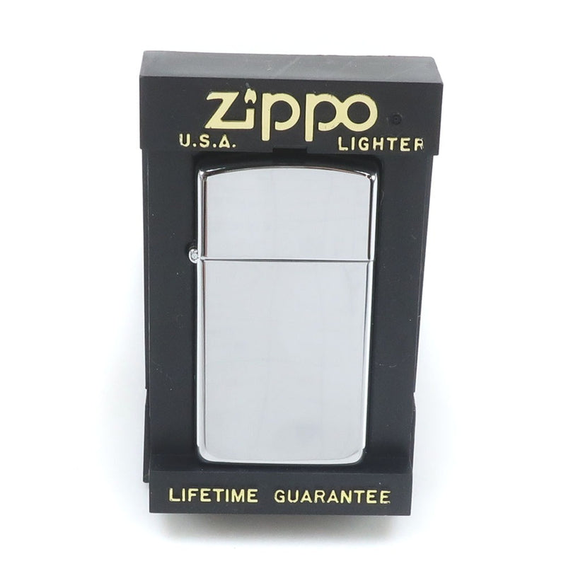 [Zippo] Zippo 
 Slim Jippo Solid College Mirror Surfrit Surfrit 
 Oil Lighter L XI Silver Slim Zippo Plain Mirror Surface_s Rank