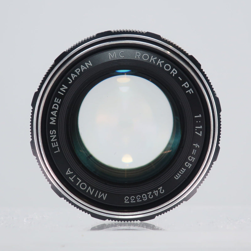 MINOLTA】ミノルタ MC Rokkor-PF 55mm f1.7 交換レンズ – NISHIKINO