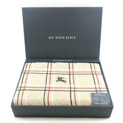 [Burberry] Burberry 
 未使用的毛巾毯和其他杂物 
 100％棉花Nishikawa Sangyo日本床上用品未使用的毛巾毯