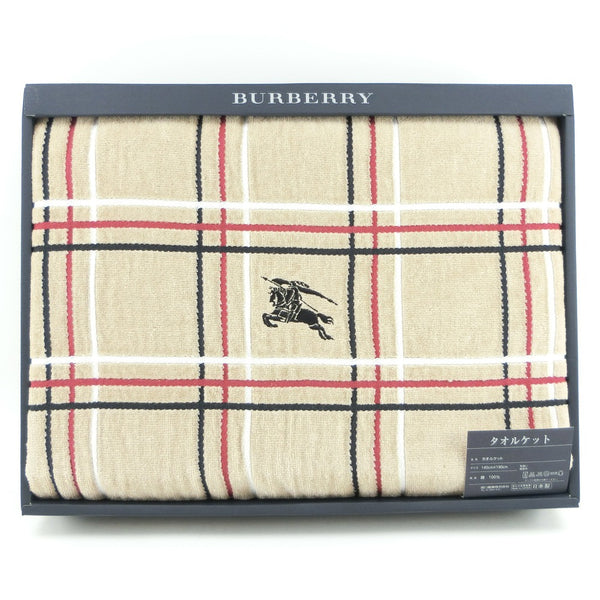 [Burberry] Burberry 
 Unused Towel blanket and other miscellaneous goods 
 100% cotton Nishikawa Sangyo Japan Bedding UNUSED TOWEL BLANKET_S Rank